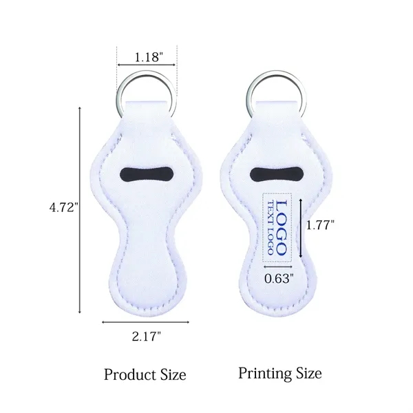 Custom Chapstick Holder Keychain