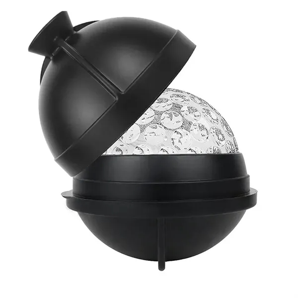 Flexible Silicone Hockey Puck Ice Cube Tray - Flexible Silicone Hockey Puck Ice Cube Tray - Image 1 of 3