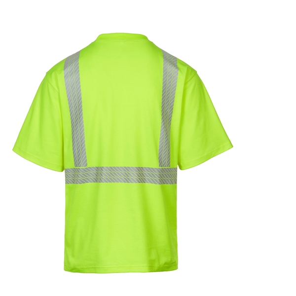 Hi-Viz ANSI Class 2 Cotton Blend T-Shirt - Hi-Viz ANSI Class 2 Cotton Blend T-Shirt - Image 1 of 3