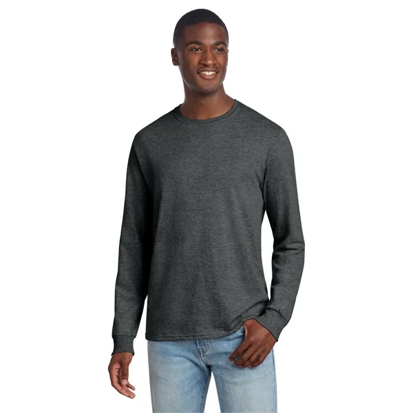 Jerzees Premium Blend Ring Spun Long Sleeve T-Shirt - Jerzees Premium Blend Ring Spun Long Sleeve T-Shirt - Image 4 of 64