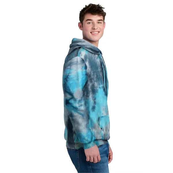Port & Co Crystal Tie-Dye Pullover Hoodie - Port & Co Crystal Tie-Dye Pullover Hoodie - Image 27 of 39