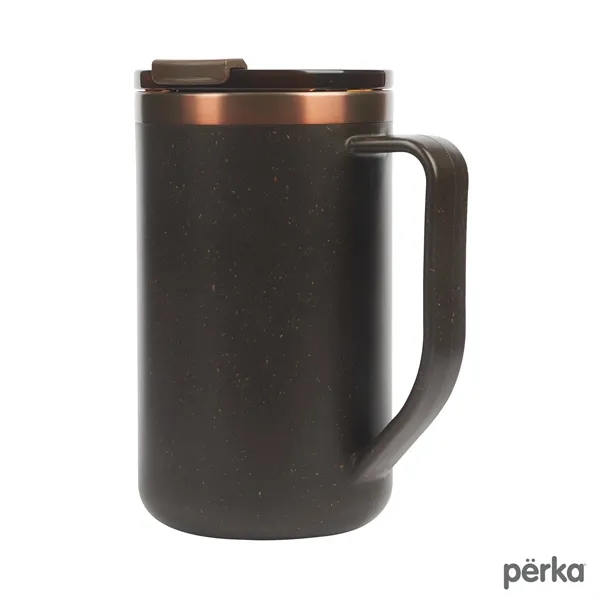 Perka® Guji 15 oz. Recycled Steel and Coffee Grounds Mug - Perka® Guji 15 oz. Recycled Steel and Coffee Grounds Mug - Image 23 of 27