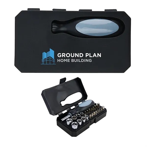 Raymond 25-Piece Screwdriver Tool Set - Raymond 25-Piece Screwdriver Tool Set - Image 0 of 13