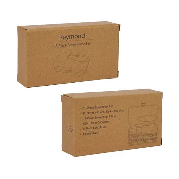 Raymond 25-Piece Screwdriver Tool Set - Raymond 25-Piece Screwdriver Tool Set - Image 5 of 13