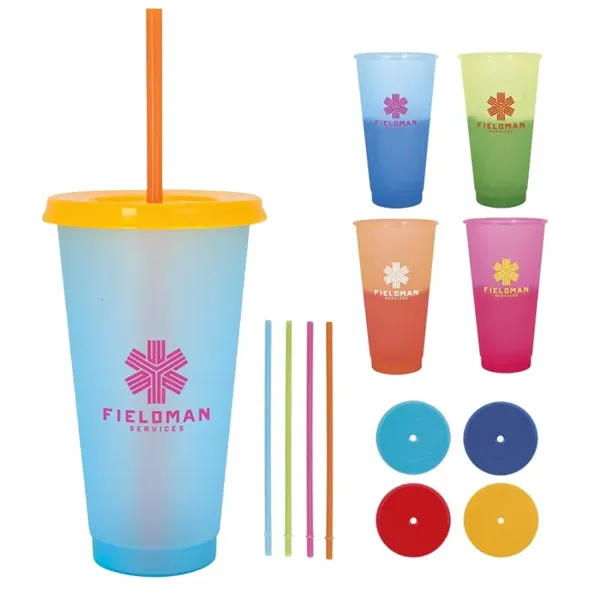 Good Value™ Ronnie Color Changing Tumbler - 24 oz. - Good Value™ Ronnie Color Changing Tumbler - 24 oz. - Image 0 of 25