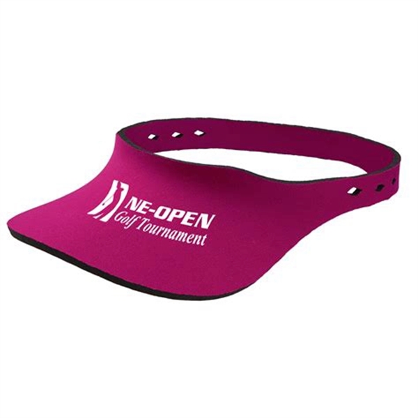 Neoprene Sun Visor Hat - Neoprene Sun Visor Hat - Image 4 of 4