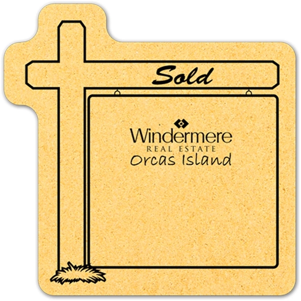 Real Estate Sign Compressed Sponge - Real Estate Sign Compressed Sponge - Image 1 of 3