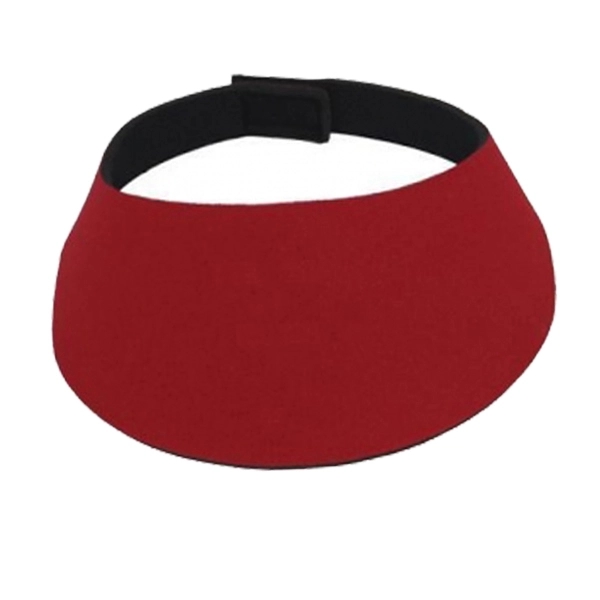 Neoprene Foam Sun Visor Cap - Neoprene Foam Sun Visor Cap - Image 2 of 2