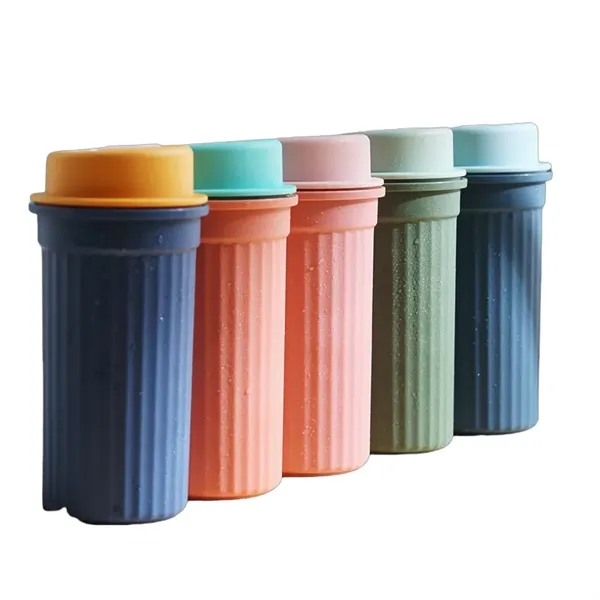 12 oz Leak-Resistant Plastic Travel Mug with Phone Stand Lid - 12 oz Leak-Resistant Plastic Travel Mug with Phone Stand Lid - Image 10 of 12