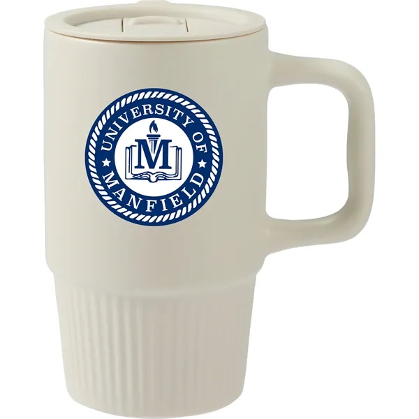Camden 13oz Ceramic Mug w/ Lid - Camden 13oz Ceramic Mug w/ Lid - Image 0 of 35