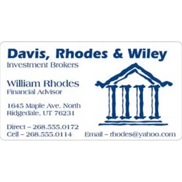 FasTurn® Rectangle Labels - Group E - 1C - FasTurn® Rectangle Labels - Group E - 1C - Image 2 of 4