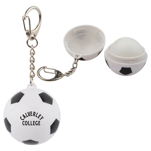 Soccer SPF15 Lip Moisturizer Keychain