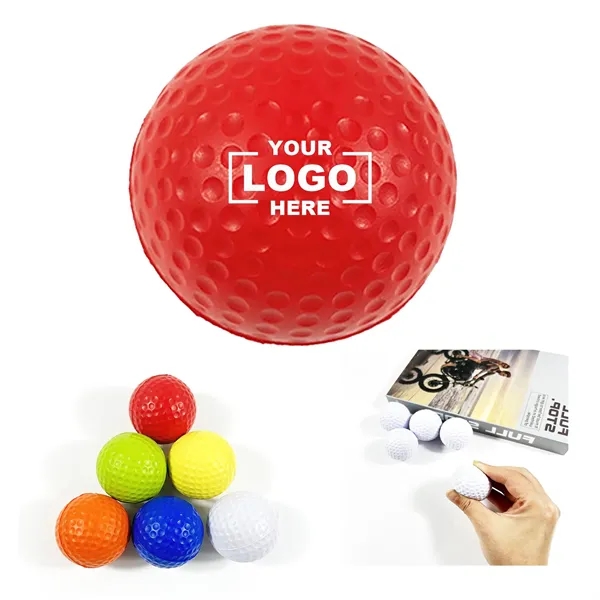 Soft Foam Golf Ball Squeeze Toy For Anxiety Relief - Soft Foam Golf Ball Squeeze Toy For Anxiety Relief - Image 0 of 6