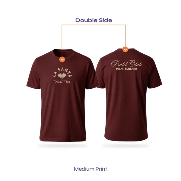 Full Color Bella Canvas T-Shirt, Double Side 2 Medium Size - Full Color Bella Canvas T-Shirt, Double Side 2 Medium Size - Image 1 of 6