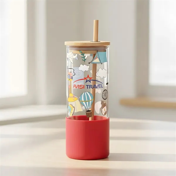 Shanti Borosilicate Tumbler - 17oz - Shanti Borosilicate Tumbler - 17oz - Image 6 of 17