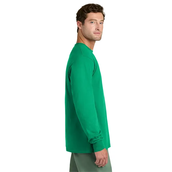 Port & Co Long Sleeve Core Cotton Tee. - Port & Co Long Sleeve Core Cotton Tee. - Image 59 of 164