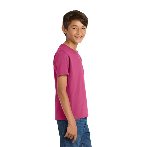 Port & Co Youth Core Cotton Tee. - Port & Co Youth Core Cotton Tee. - Image 95 of 284