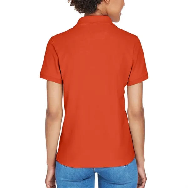 Devon & Jones Ladies' Short-Sleeve Y-Collar Polo Shirt - Devon & Jones Ladies' Short-Sleeve Y-Collar Polo Shirt - Image 11 of 58