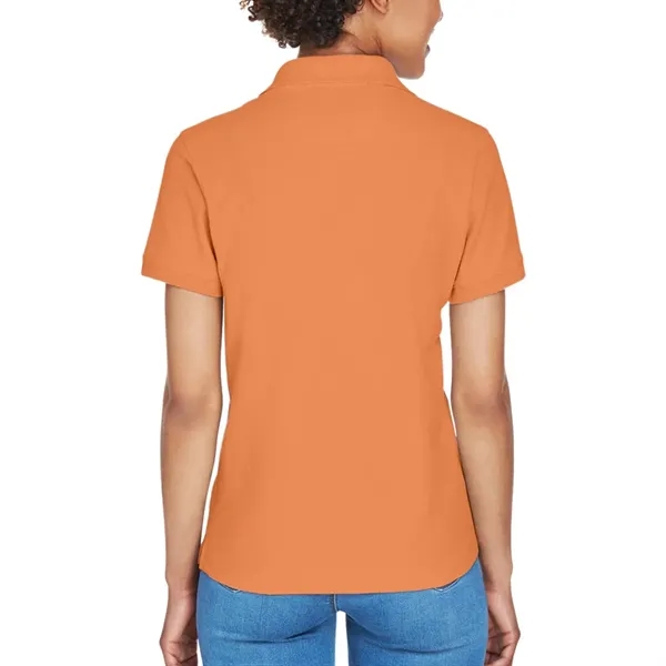 Devon & Jones Ladies' Short-Sleeve Y-Collar Polo Shirt - Devon & Jones Ladies' Short-Sleeve Y-Collar Polo Shirt - Image 8 of 58