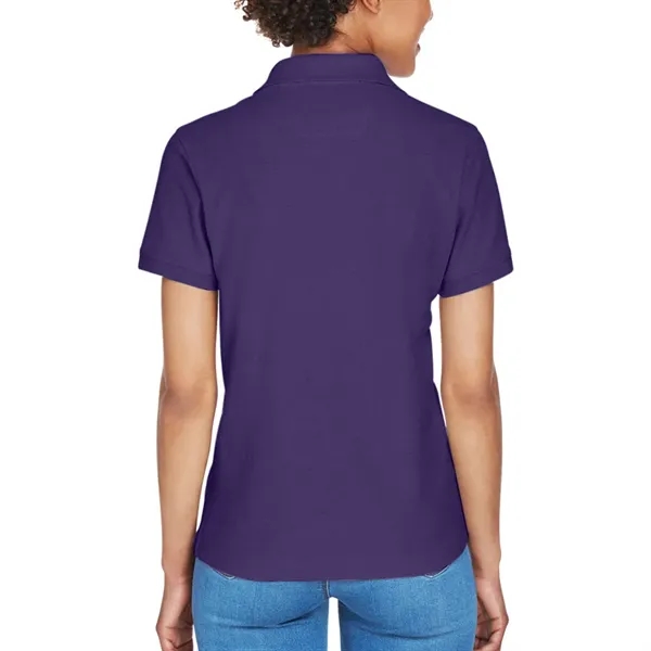 Devon & Jones Ladies' Short-Sleeve Y-Collar Polo Shirt - Devon & Jones Ladies' Short-Sleeve Y-Collar Polo Shirt - Image 14 of 58