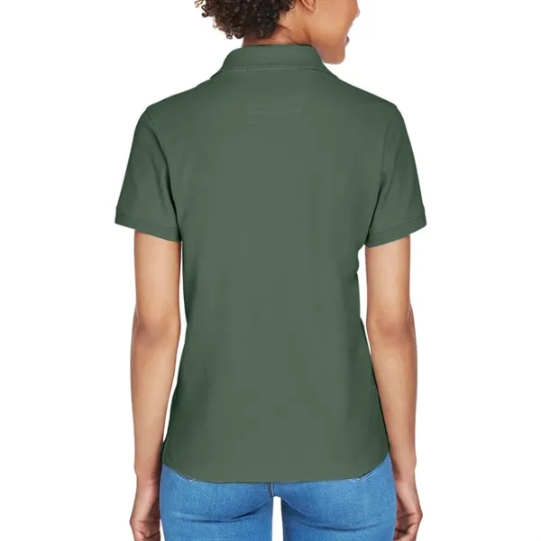 Devon & Jones Ladies' Short-Sleeve Y-Collar Polo Shirt - Devon & Jones Ladies' Short-Sleeve Y-Collar Polo Shirt - Image 19 of 58