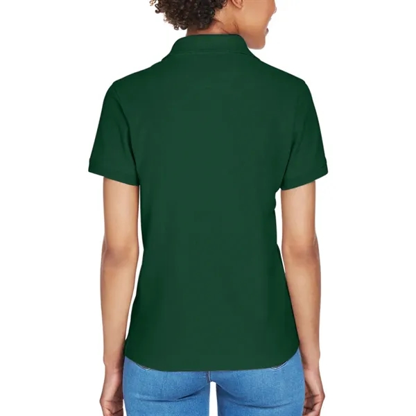 Devon & Jones Ladies' Short-Sleeve Y-Collar Polo Shirt - Devon & Jones Ladies' Short-Sleeve Y-Collar Polo Shirt - Image 25 of 58