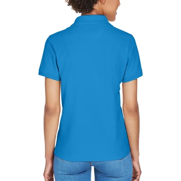 Devon & Jones Ladies' Short-Sleeve Y-Collar Polo Shirt - Devon & Jones Ladies' Short-Sleeve Y-Collar Polo Shirt - Image 28 of 58