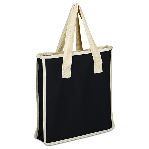 Canvas Shopping 14" x 15" x 4" Gusset Bag - Canvas Shopping 14" x 15" x 4" Gusset Bag - Image 6 of 9