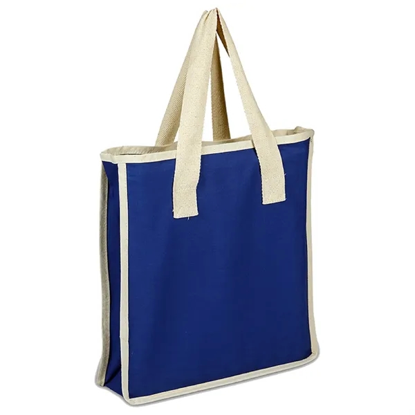 Canvas Shopping 14" x 15" x 4" Gusset Bag - Canvas Shopping 14" x 15" x 4" Gusset Bag - Image 9 of 9