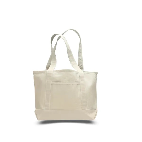 Canvas Deluxe Tote Bag 18.5" W x 12" H with 5.50" Gusset - Canvas Deluxe Tote Bag 18.5" W x 12" H with 5.50" Gusset - Image 11 of 13