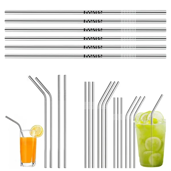 Reusable Stainless Steel Metal Straw - Reusable Stainless Steel Metal Straw - Image 0 of 6