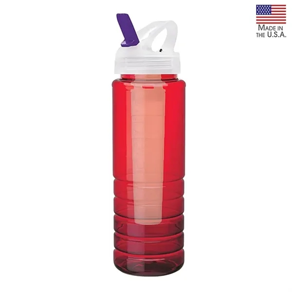 26 oz. PET Bottle with Flip Spout & Ice Stick - 26 oz. PET Bottle with Flip Spout & Ice Stick - Image 3 of 11