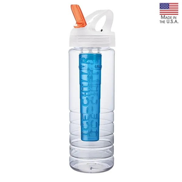 26 oz. PET Bottle with Flip Spout & Ice Stick - 26 oz. PET Bottle with Flip Spout & Ice Stick - Image 6 of 11