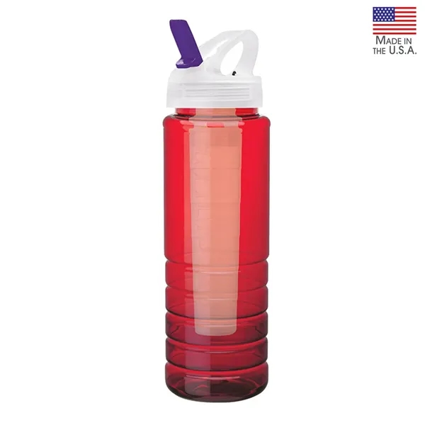 26 oz. PET Bottle with Flip Spout & Ice Stick - 26 oz. PET Bottle with Flip Spout & Ice Stick - Image 7 of 11