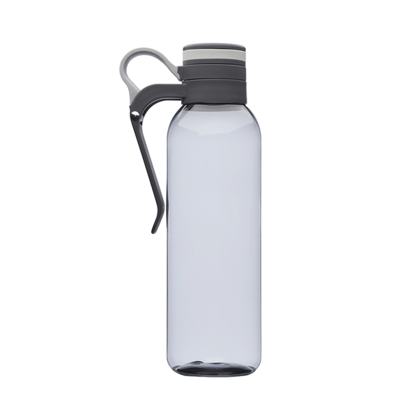 24oz. Plastic Water Bottle w/ Handle - Clear