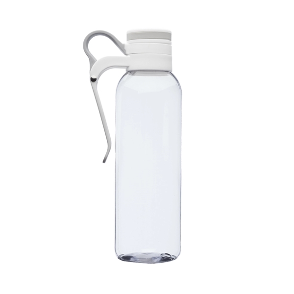 24oz. Plastic Water Bottle w/ Handle - Clear