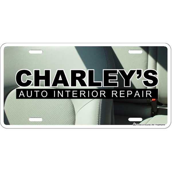 .055" Polyethylene Car Plate