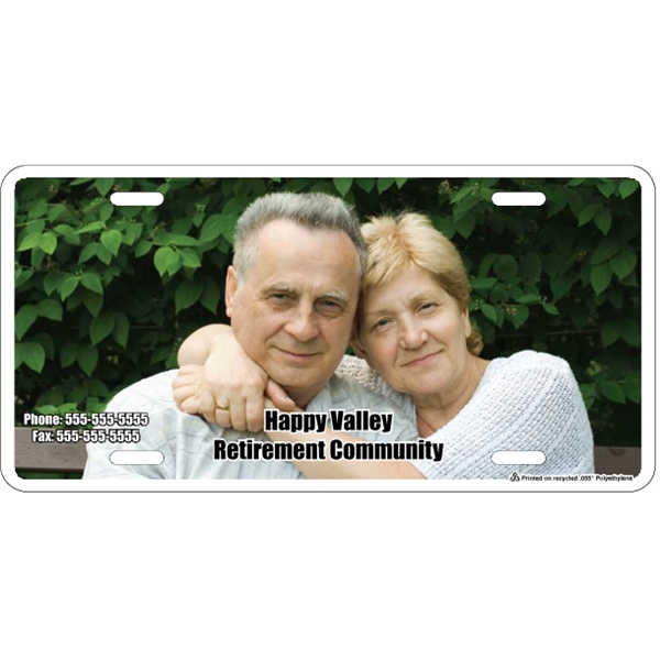 .035" Polyethylene Car Plate