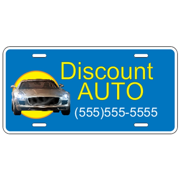 4CP Car Plate - .023" Polyethylene