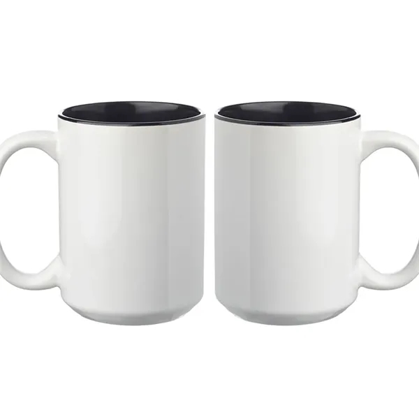 15 oz. Glossy Two-Tone Custom Photo Mug - 15 oz. Glossy Two-Tone Custom Photo Mug - Image 2 of 8