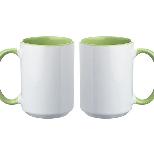 15 oz. Glossy Two-Tone Custom Photo Mug - 15 oz. Glossy Two-Tone Custom Photo Mug - Image 8 of 8