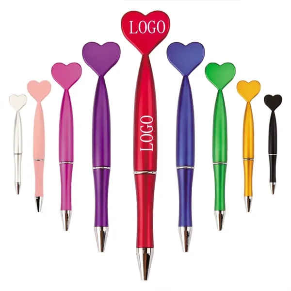 Valentine's Day Heart Shape ABS Ballpoint Pen - Valentine's Day Heart Shape ABS Ballpoint Pen - Image 0 of 3