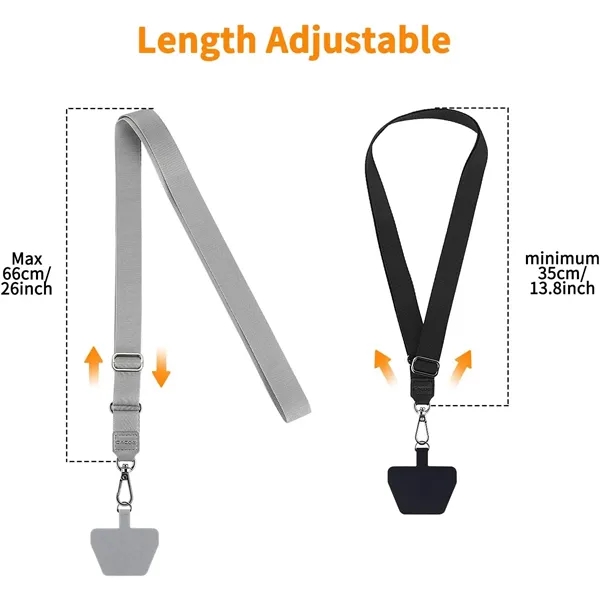 Universal Cell Phone Lanyard Adjustable Neck Strap Patches - Universal Cell Phone Lanyard Adjustable Neck Strap Patches - Image 1 of 5