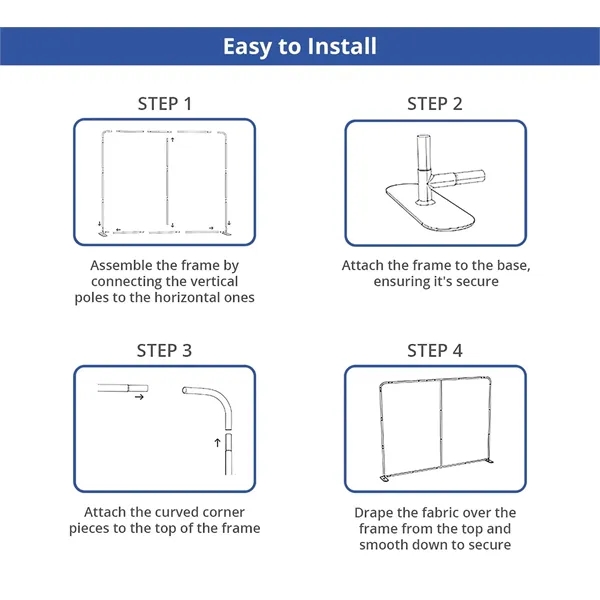 Pillow Case Backdrop - Straight (10Ft x 8Ft) - Pillow Case Backdrop - Straight (10Ft x 8Ft) - Image 5 of 5