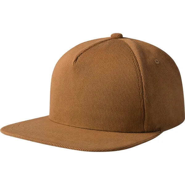 Premium Corduroy Cotton 5 Panel Cap - Premium Corduroy Cotton 5 Panel Cap - Image 4 of 6