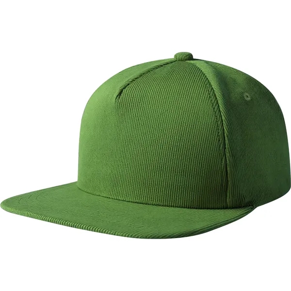 Premium Corduroy Cotton 5 Panel Cap - Premium Corduroy Cotton 5 Panel Cap - Image 5 of 6