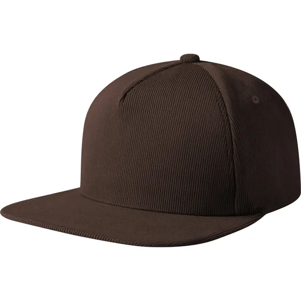 Premium Corduroy Cotton 5 Panel Cap - Premium Corduroy Cotton 5 Panel Cap - Image 6 of 6