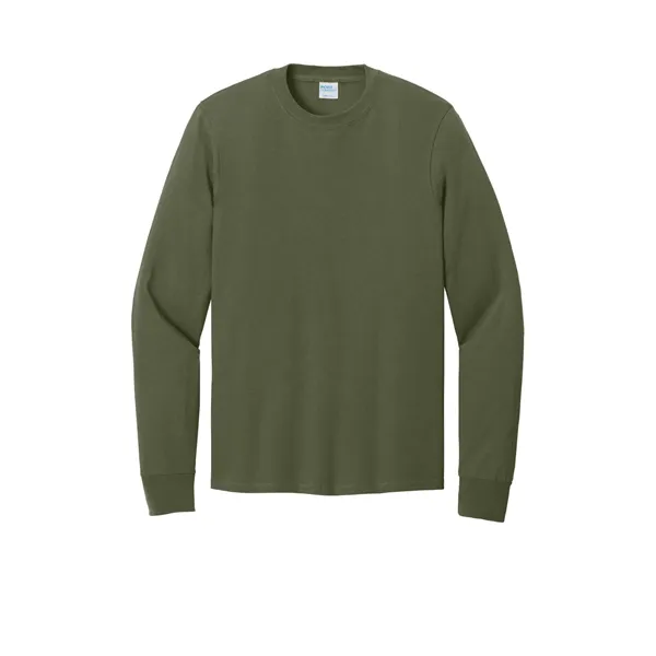 Port & Co Long Sleeve Core Cotton Tee. - Port & Co Long Sleeve Core Cotton Tee. - Image 123 of 164