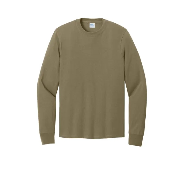 Port & Co Long Sleeve Core Cotton Tee. - Port & Co Long Sleeve Core Cotton Tee. - Image 158 of 164