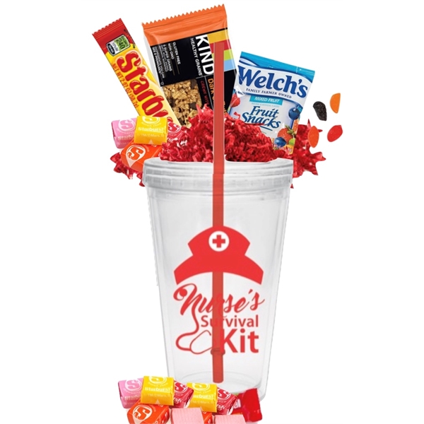 Nurse's Day Snack Gift Tumbler - Nurse's Day Snack Gift Tumbler - Image 0 of 3